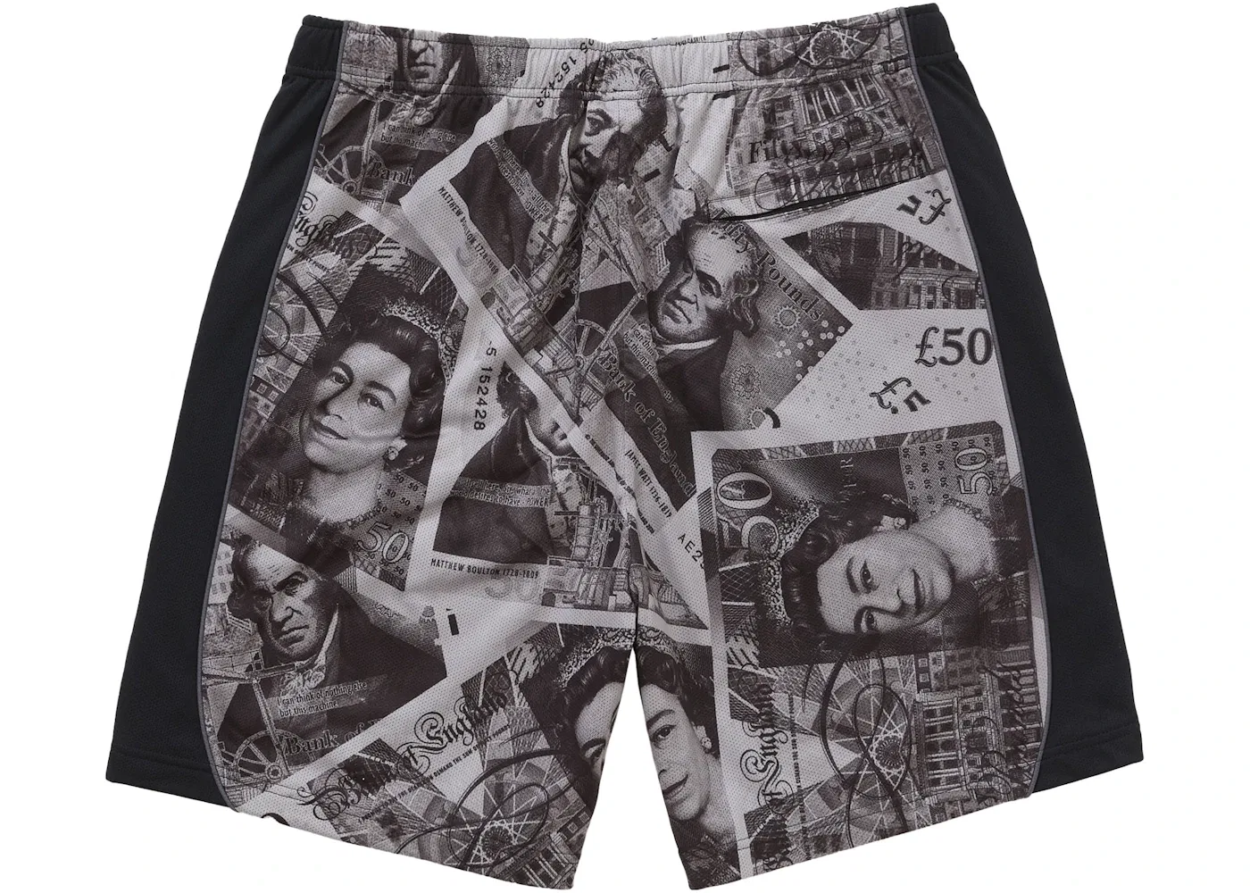 Мужские шорты с принтом Supreme Short, Black — фото 2