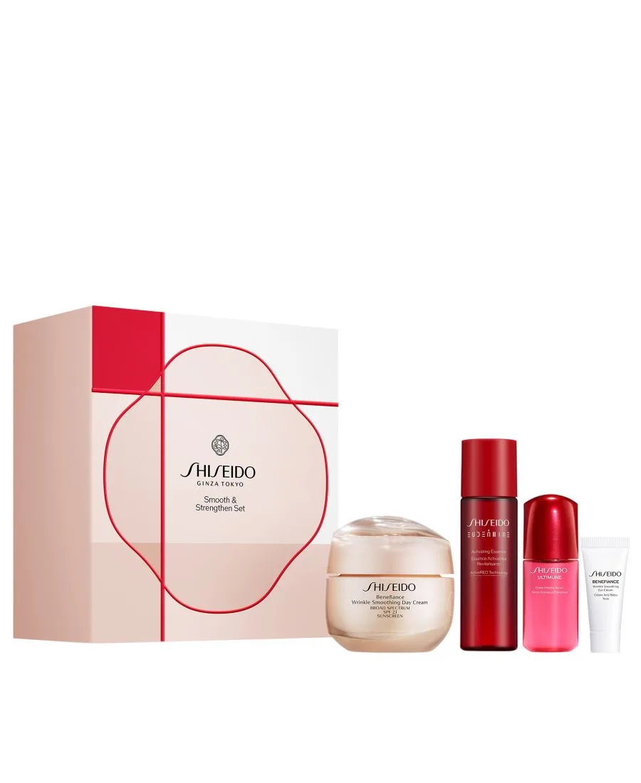 Shiseido Подарочный набор из 4 предметов для разглаживания и укрепления кожи с омолаживающим эффектом