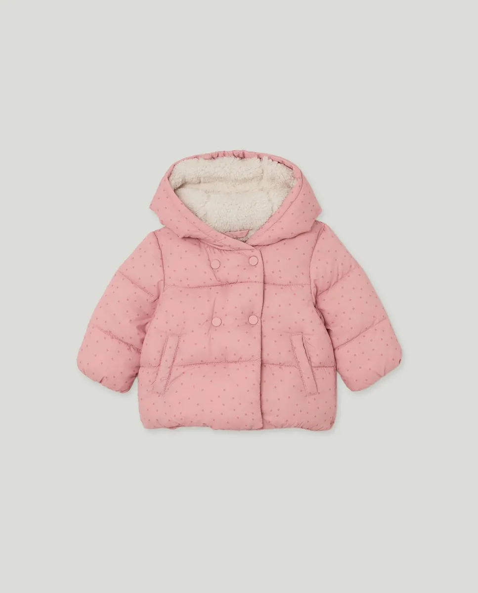 

Пуховик с принтом для девочки Baby El Corte Inglés, розовый
