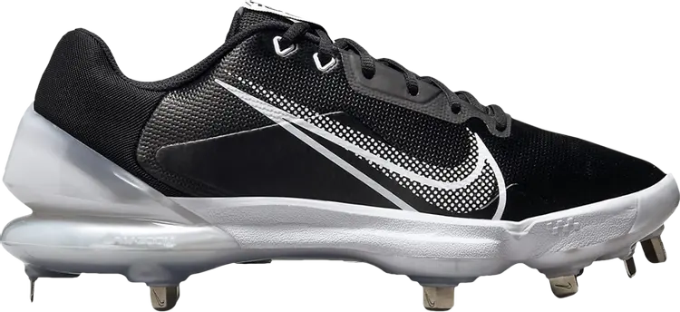 

Бутсы Nike Force Zoom Trout 7 Pro Black White, серо-черный