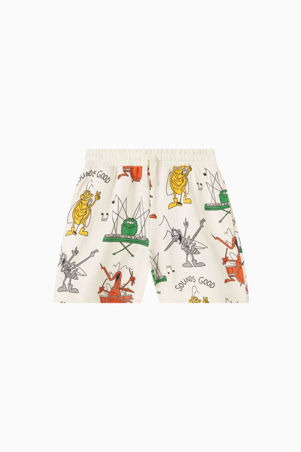 Шорты из футера с принтом Musician Insects Stella McCartney