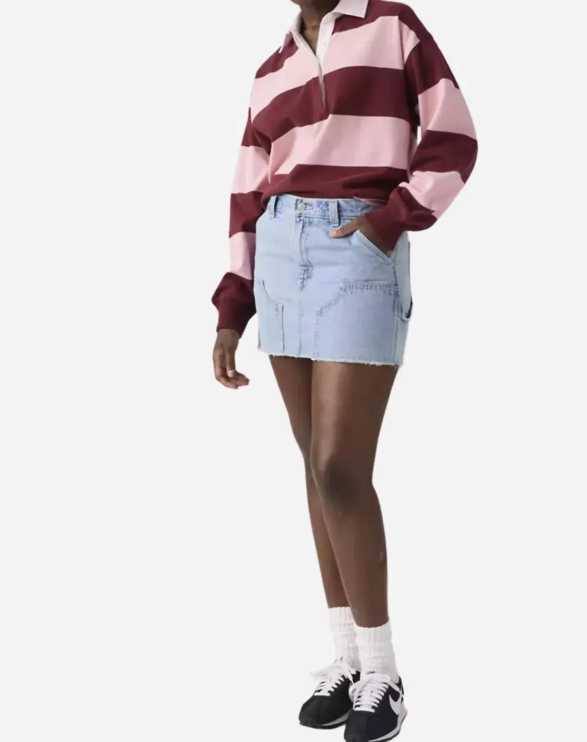 Женская джинсовая мини-юбка на пуговицах Icon Mini Skirt Levi's, синий