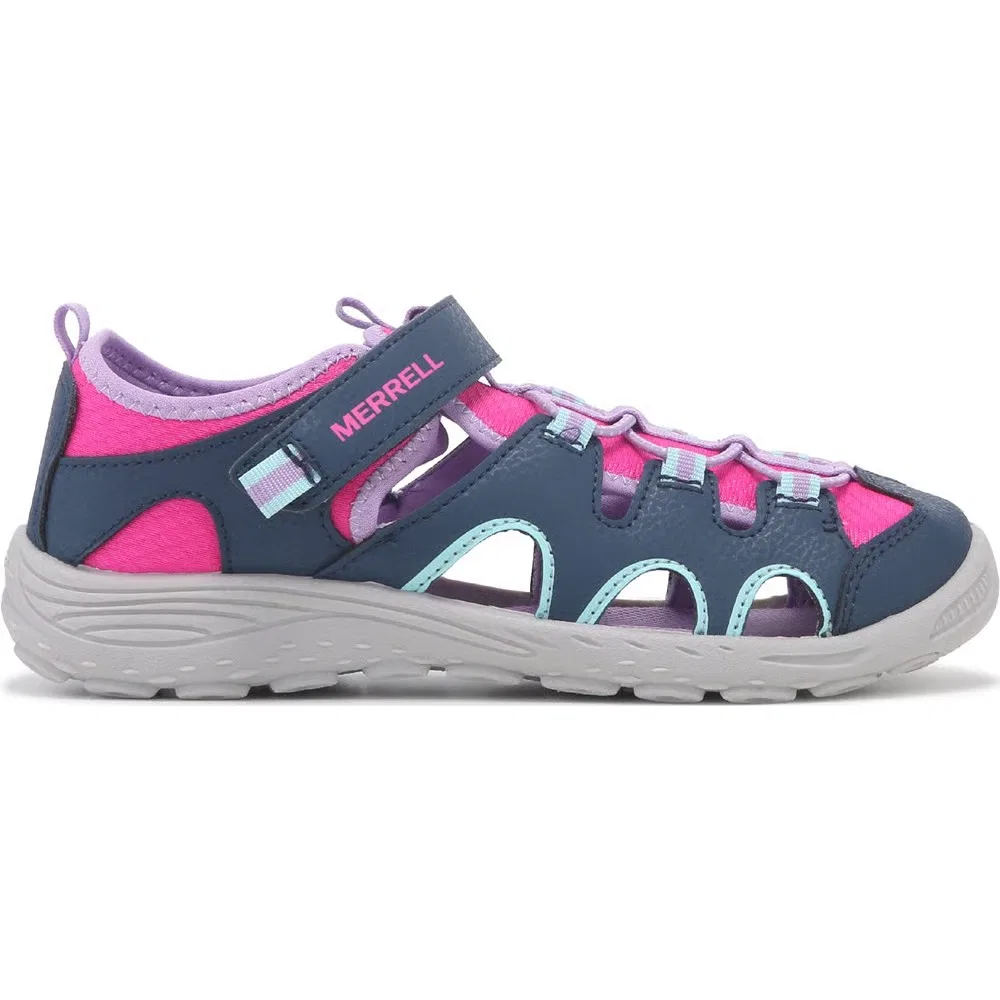 Детские водонепроницаемые ботинки Hydro Trekker Merrell, Navy/Pink — фото 2