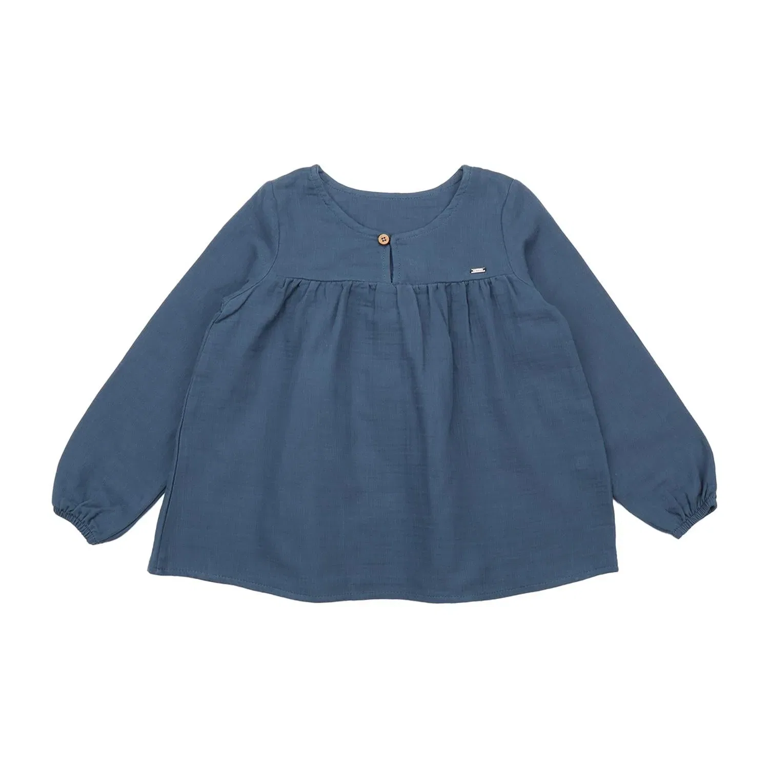 Рубашка из муслина Muslin Navy Walkiddy, темно-синий — фото 4