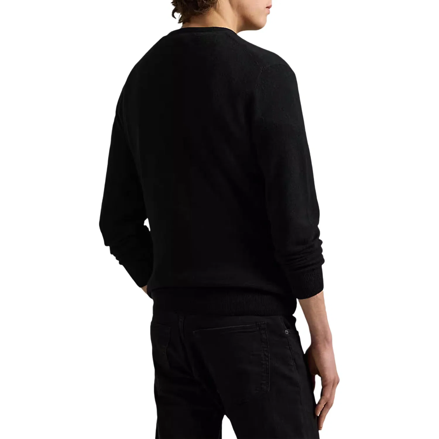 Мужской джемпер Polo Ralph Lauren с вышитым логотипом, Polo Black — фото 3