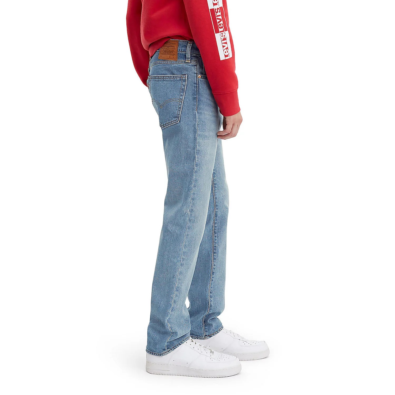 Мужские узкие прямые эластичные джинсы Levi's 513, Worn Free — фото 2