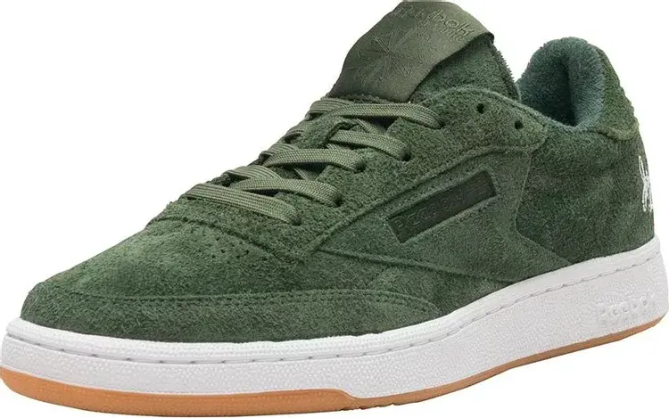 Кроссовки curren$y x club c 85 'jet life' Reebok, зеленый — фото 3