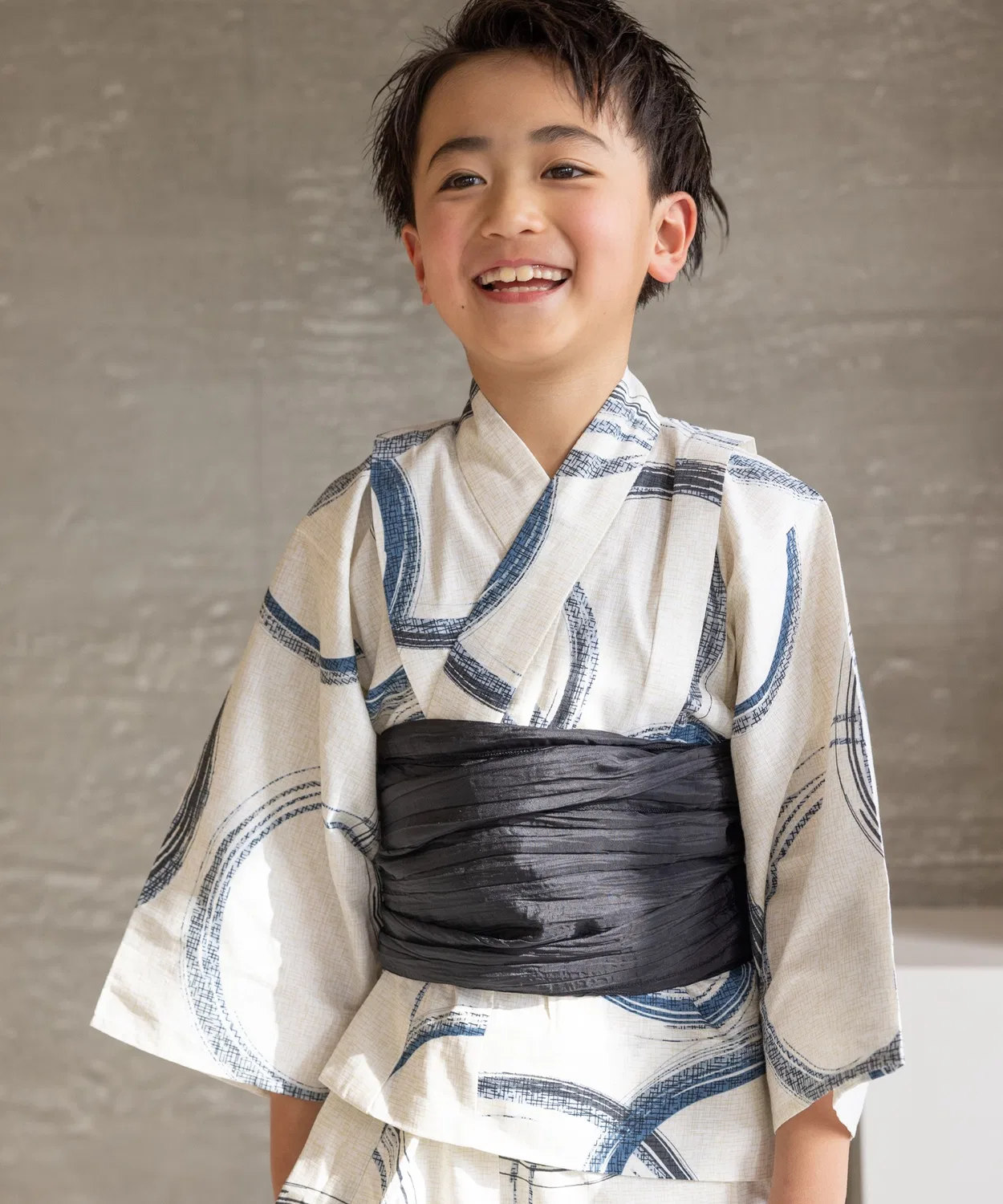 Детское кимоно Yukata-kan Grace, Синее