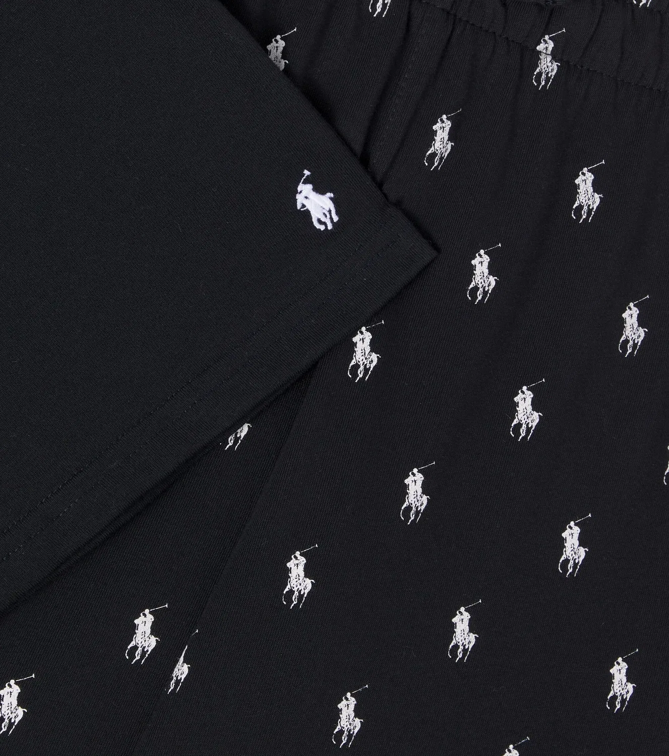 Комплект пижам хлопковый Polo Ralph Lauren Kids, черный — фото 2