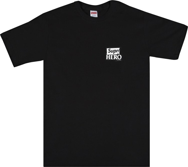 

Футболка Supreme x ANTIHERO Dog Tee 'Black', черный