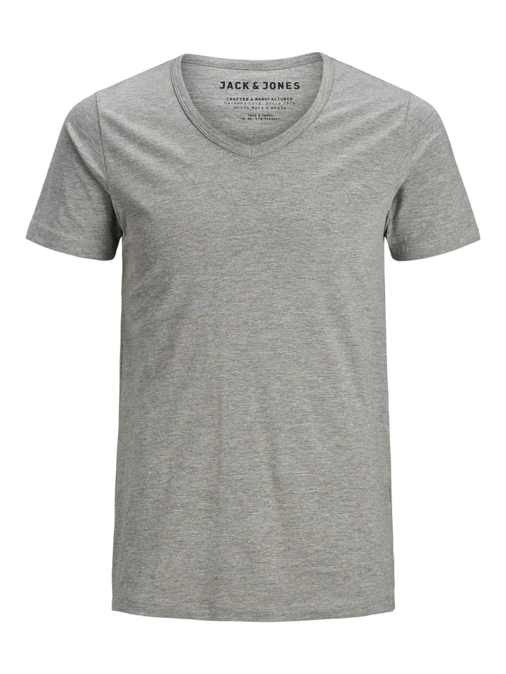

Футболка Jack & Jones, светло-серый меланж