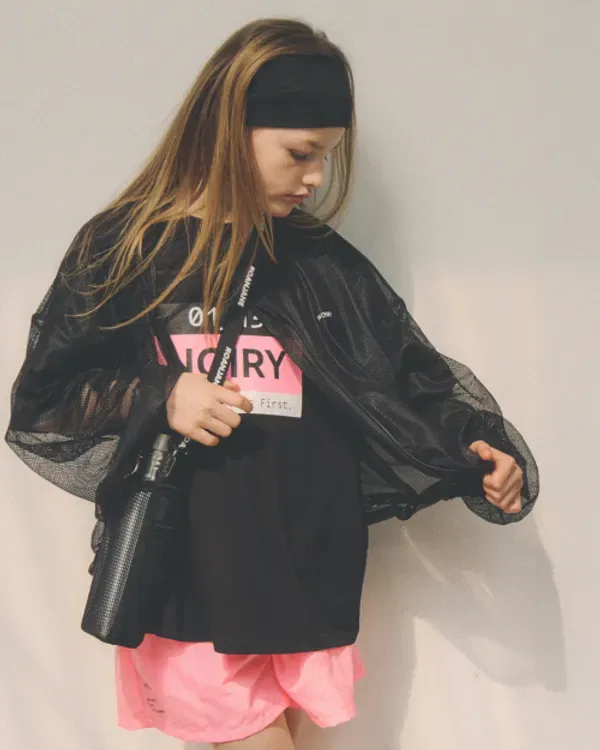 Футболка с принтом Kinder, Noiry, черный