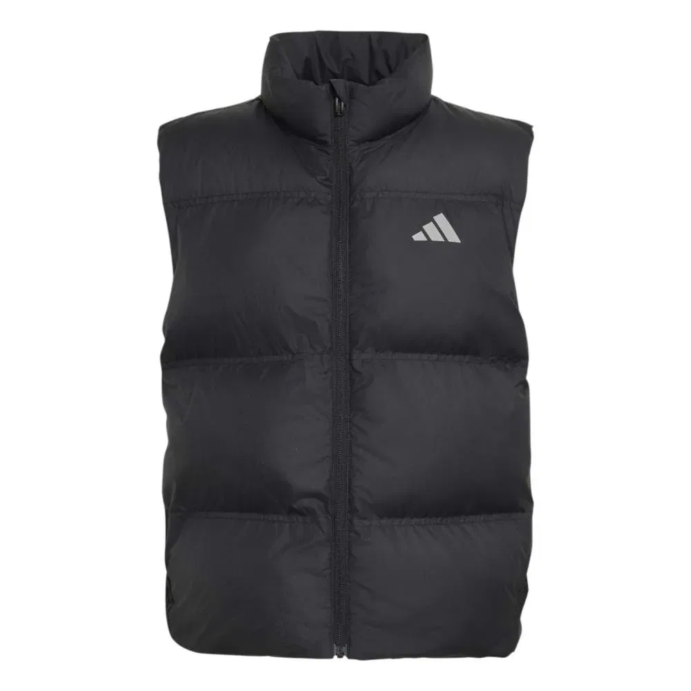 Детский жилет для девочек с утеплителем Adidas, Black