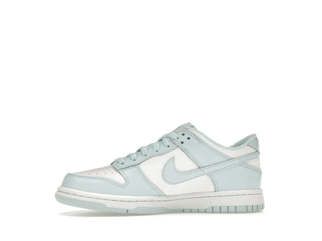 Детские кроссовки классические Nike Dunk Low Nike, White / Glacier Blue — фото 3