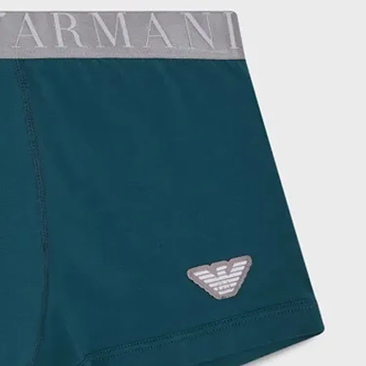 Мужские боксеры Blue Green Emporio Armani — фото 3