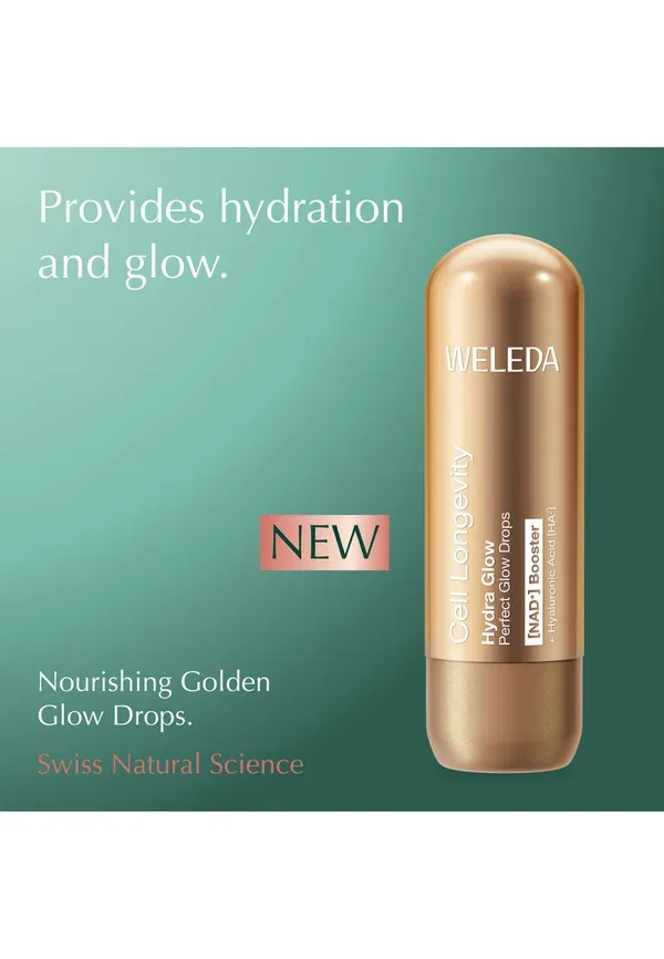 Сыворотка с гиалуроновой кислотой Perfect Glow Drops Weleda 15 мл — фото 3