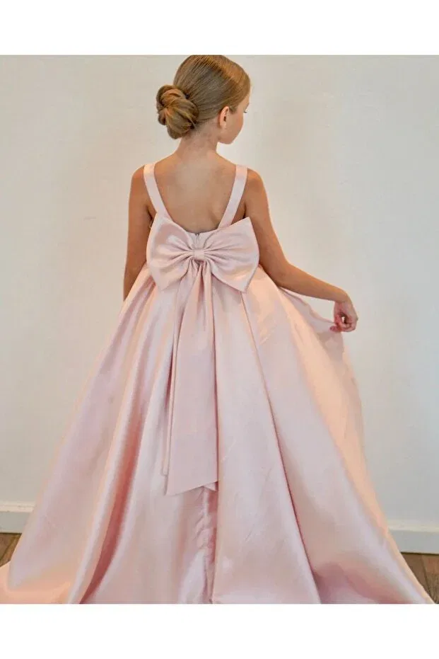 Детское платье для девочек асимметричное Design Asel Kids, Pink