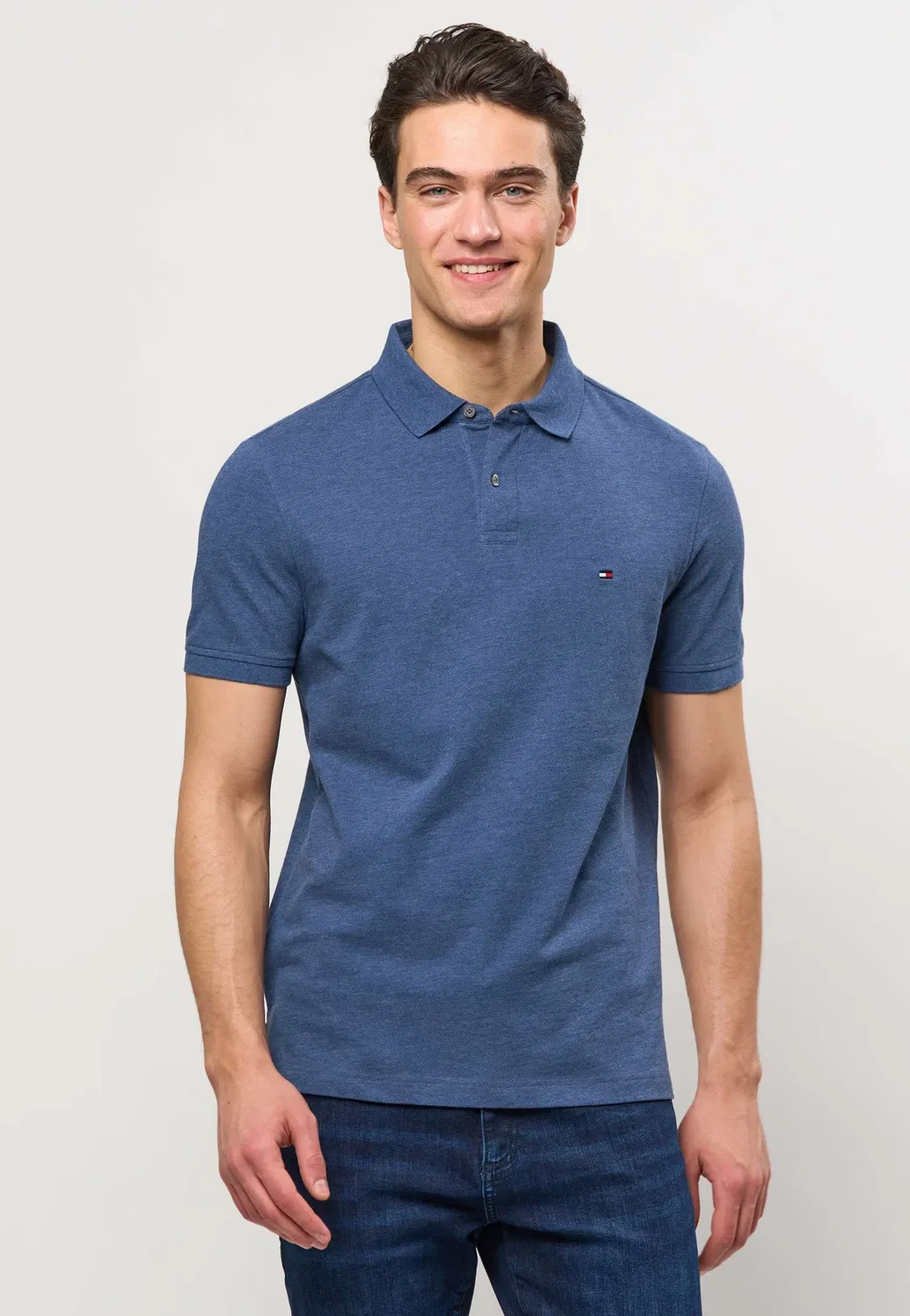 Рубашка поло Tommy Hilfiger, Faded Indigo Heather