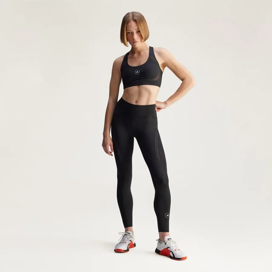 Женские леггинсы для тренировок с высокой посадкой Truepurpose Optime Training adidas, Черный — фото 3