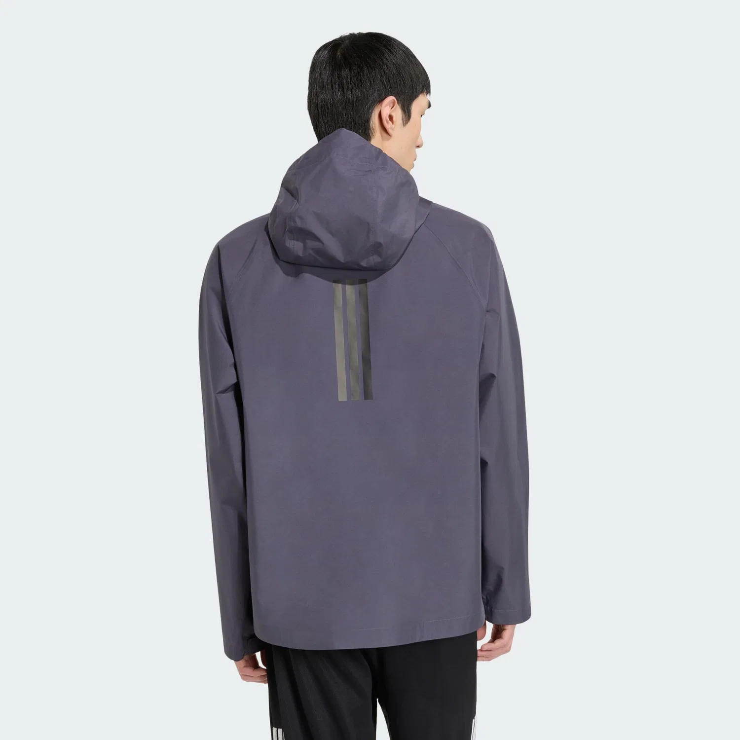 Мужская дождевик Essential Regenjacke Adidas, Darkgrau — фото 3