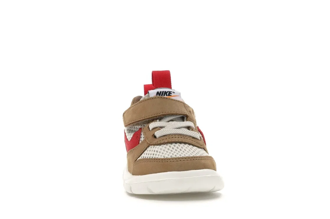 Детские кроссовки Lifestyle с принтом Nike Mars Yard Nike, Natural/Sport Red-Maple — фото 2