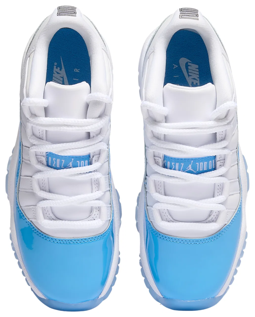 Баскетбольные кроссовки для мальчиков Retro 11 Low Jordan, цвет White/Black/Blue — фото 4