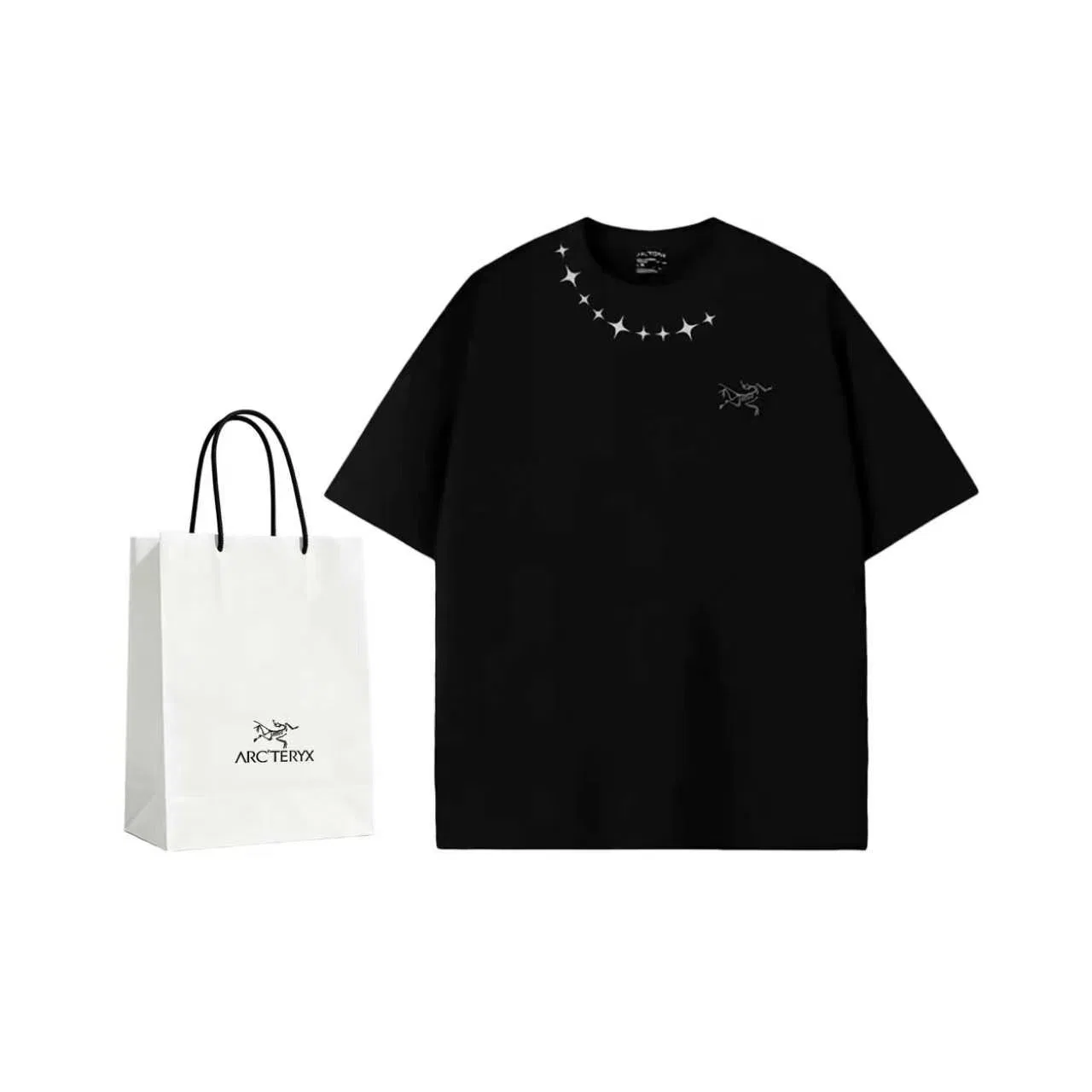 Унисекс футболка с принтом KRAGG SL Cotton Shirt Arcteryx, Exclusive-White