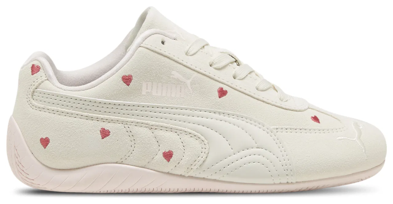 Кроссовки для мальчиков Speedcat Amor PUMA, цвет Vapor Gray/Jasmine Flower