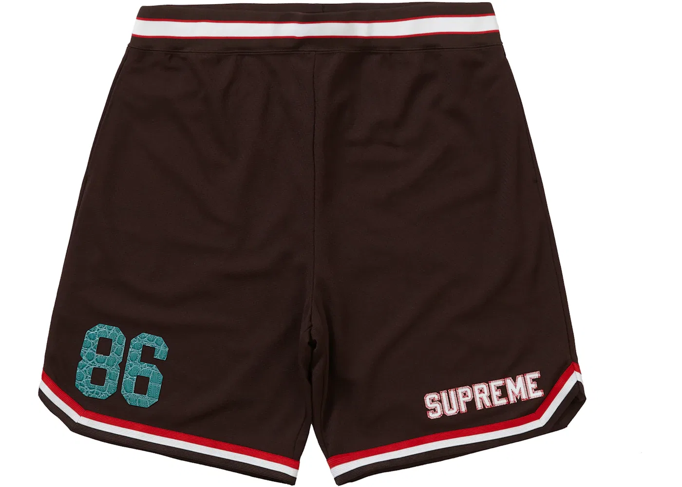 Мужские шорты Faux Croc Basketball Supreme, Brown
