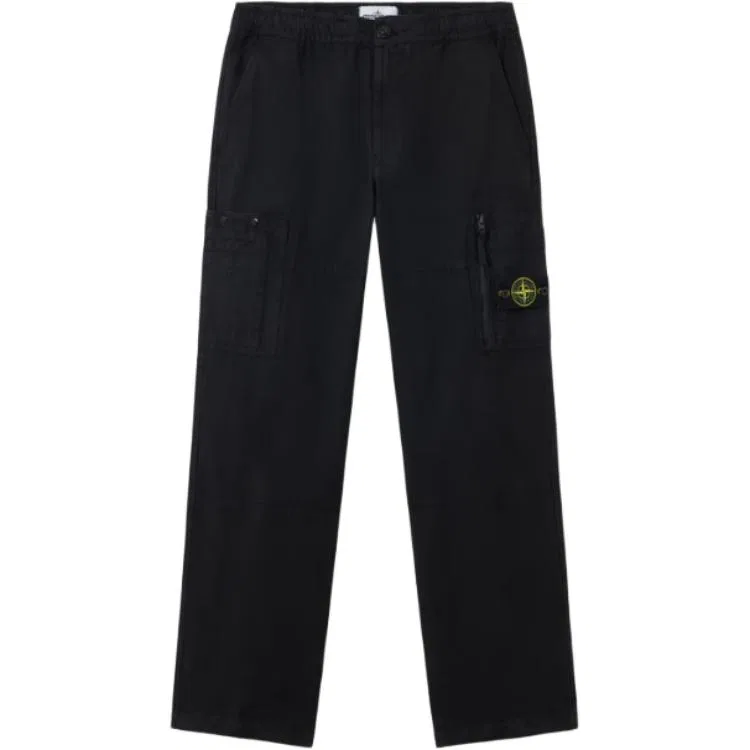 Мужские карго-брюки с боковыми карманами Cargo Pants, STONE ISLAND, Black