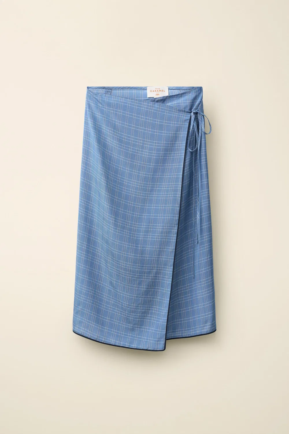 Юбка в клетку из коллекции ZW, созданная в сотрудничестве Caramel London и Zara, Blue — фото 4
