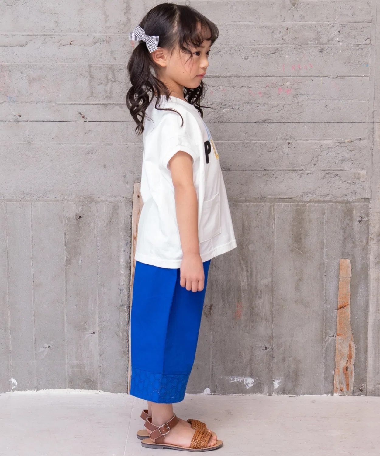 Детская футболка с принтом Wide T-Shirt RAGMART, Off White — фото 4