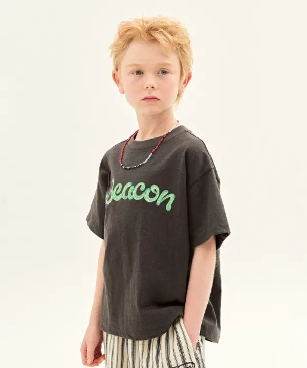 Футболка с коротким рукавом Beacon Slub, JELLYMALLOW, charcoal