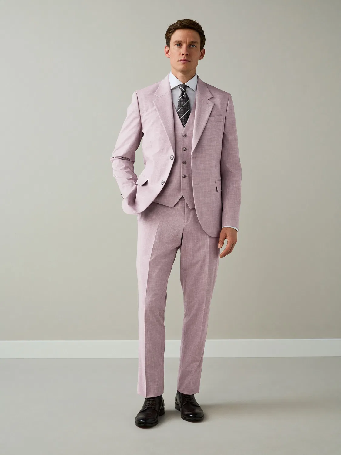 Пиджак Slim Fit Motionflex Next, розовый — фото 3