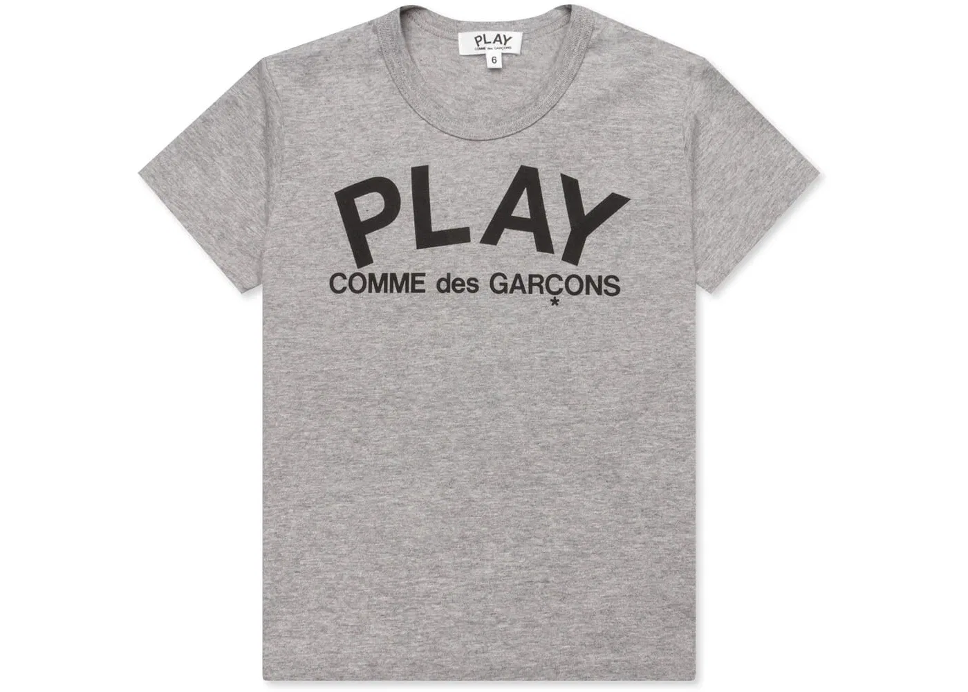 Детская футболка с принтом Comme des Garcons PLAY T-shirt, Grey
