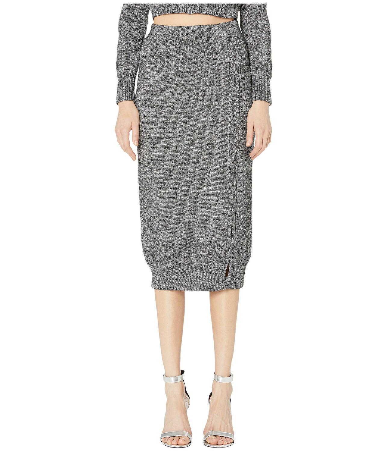 

Юбка Cushnie, High-Waisted Knit Pencil Skirt with Cable Detail