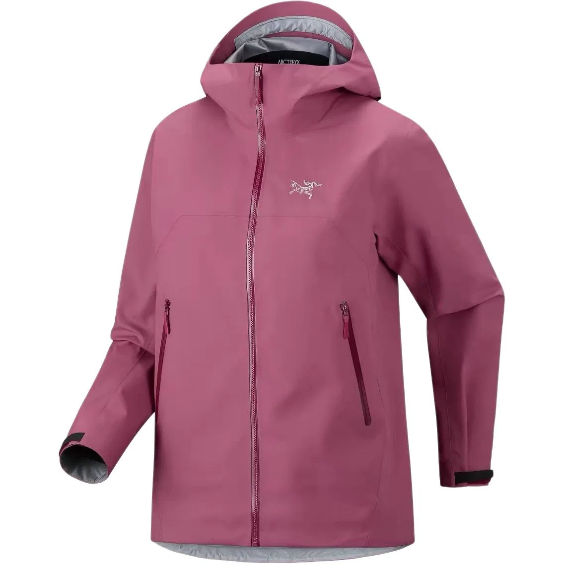 Женская ветровка-ветрозащитная куртка с длинным рукавом Arcteryx BETA, Light Maple Leaf Red/Lt Renegade