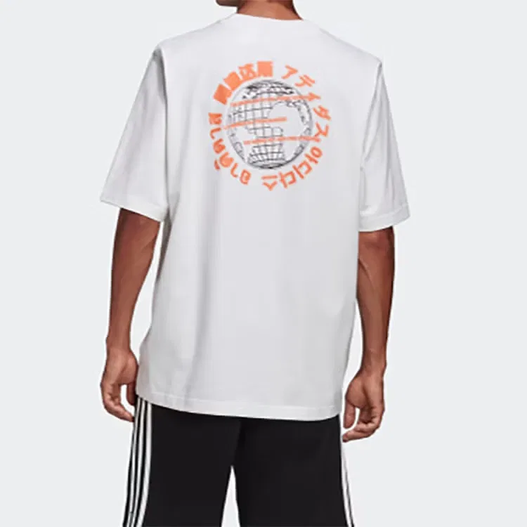 Футболка с графическим принтом Originals Adidas, белый — фото 4