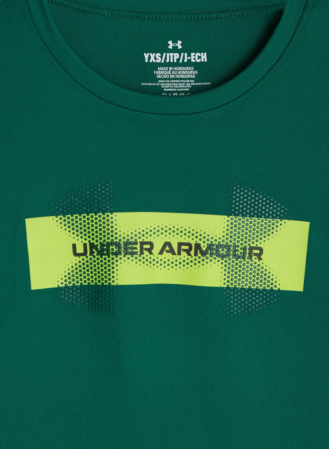 Футболка с принтом Tech Graphic Under Armour, зеленый — фото 3