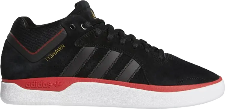

Кроссовки Adidas Tyshawn 'Black Scarlet', черный
