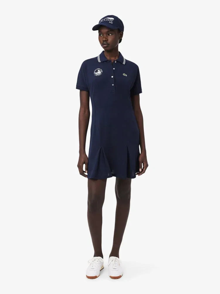 Платье поло LACOSTE Miami Open, Navy — фото 4