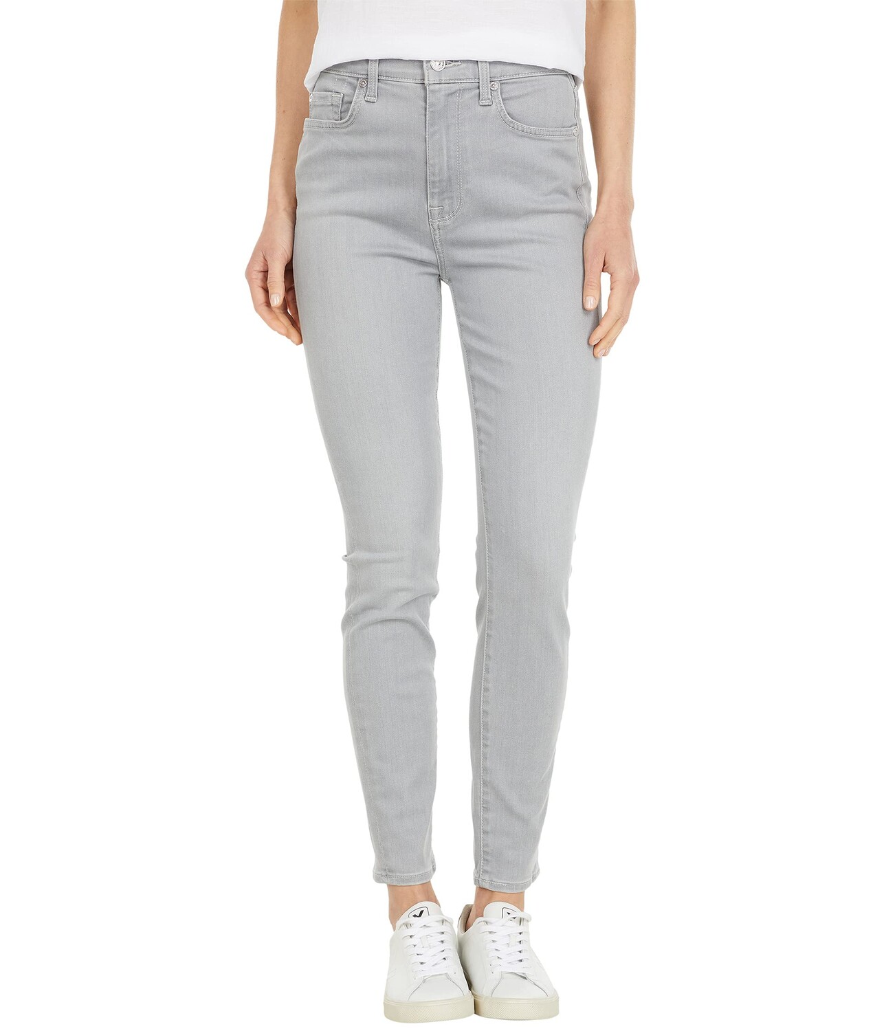 

Джинсы 7 For All Mankind, High-Waist Ankle Skinny in Cromwell Super Light