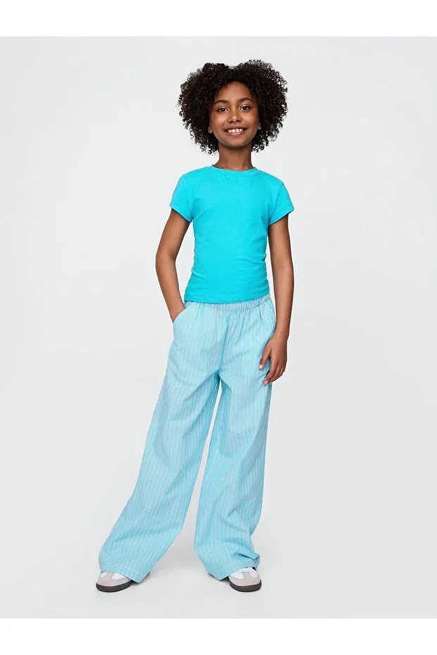 Детские брюки для девочек полосатые Gap, Blue