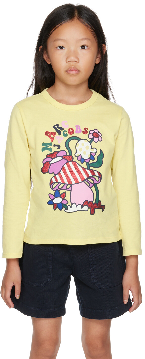 

Детская желтая футболка Cosmic Nature Marc Jacobs, Желтый, Детская желтая футболка Cosmic Nature Marc Jacobs