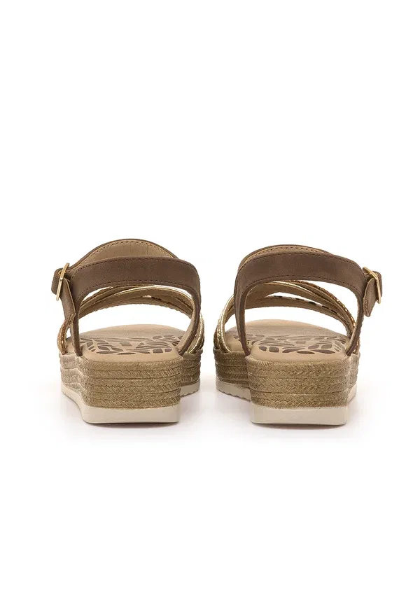 Сандалии на платформе Sandals Mtng, marron, коричневый — фото 4