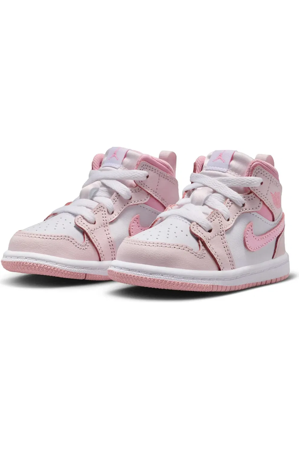 Детские кроссовки баскетбольные Air Jordan 1 Mid Jordan, 600 Perlpk/Mdsfpk