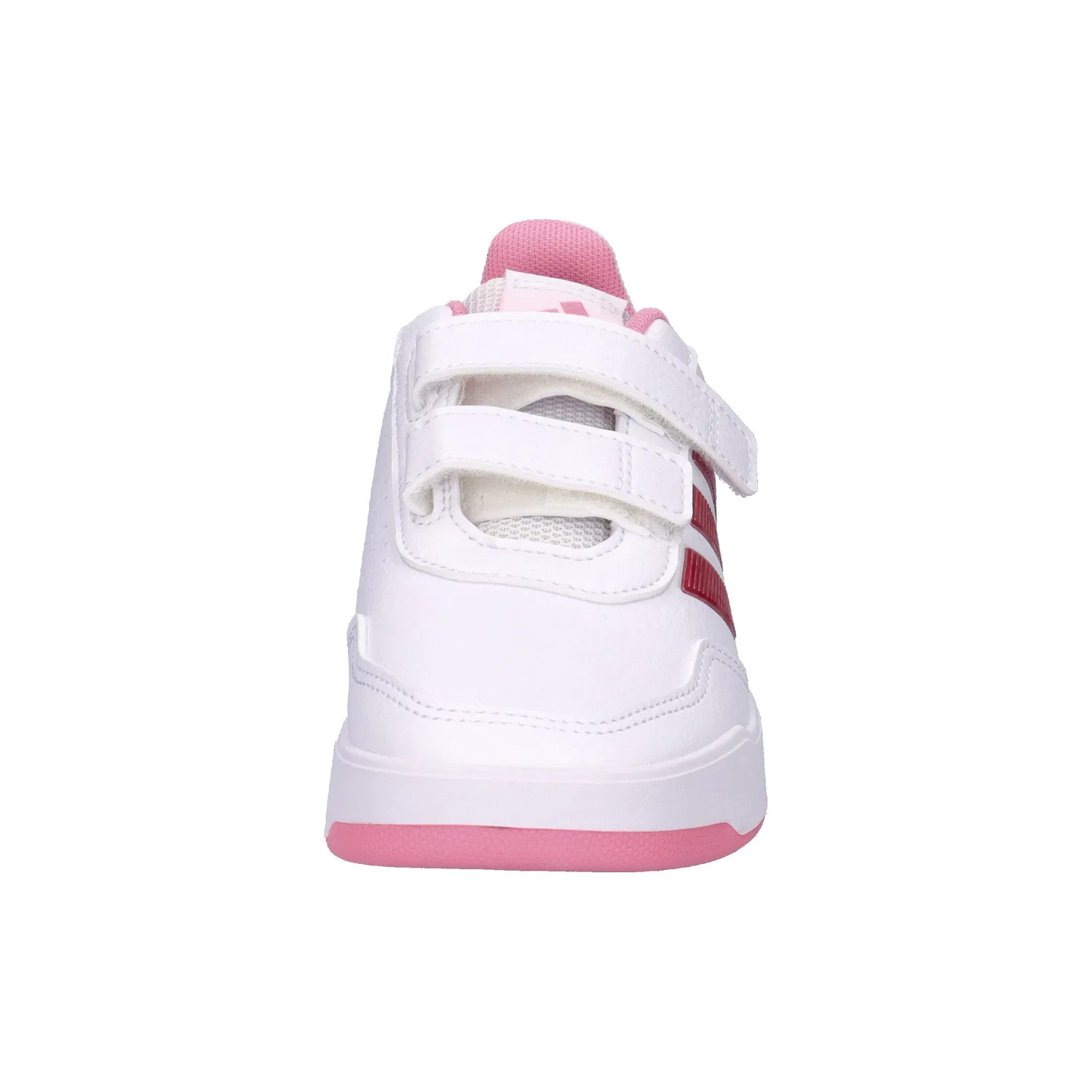 Детские кроссовки с липучками Tensaur Sport 3.0 CF K Adidas, Weiss Rosa Grau — фото 3
