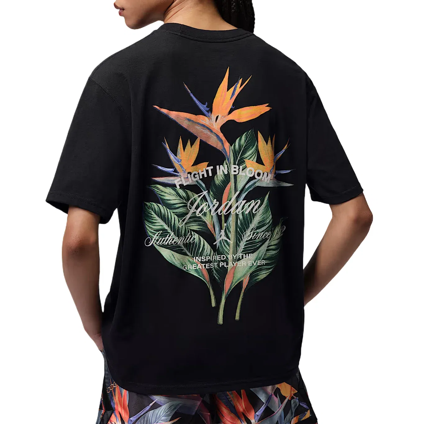 Женская футболка Graphic Girlfriend T-Shirt 'Black' Jordan, черный — фото 2