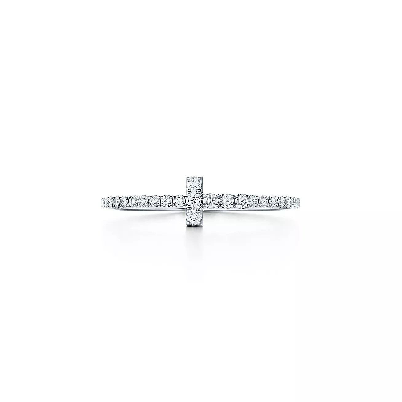 

Кольцо Tiffany & Co. Diamond Wire Band, белое золото