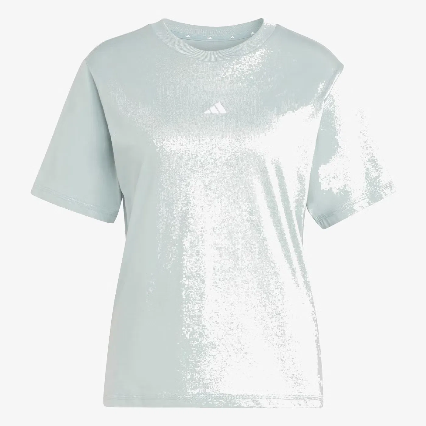 Футболка хлопковая Essentials small logo Adidas, шалфейный